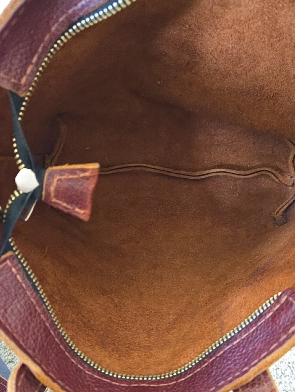 Portland Leather Mini Crossbody Zipper Tote - Picture 15 of 16